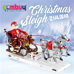 CB994614 CB994615 - DIY gift toy santa claus music building christmas block puzzle